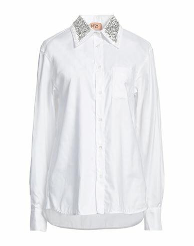 N°21 Woman Shirt White Cotton Cover