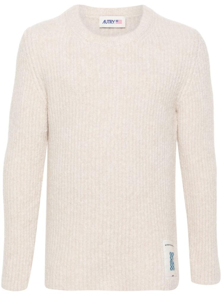 Autry fisherman-knit sweater - Neutrals Cover