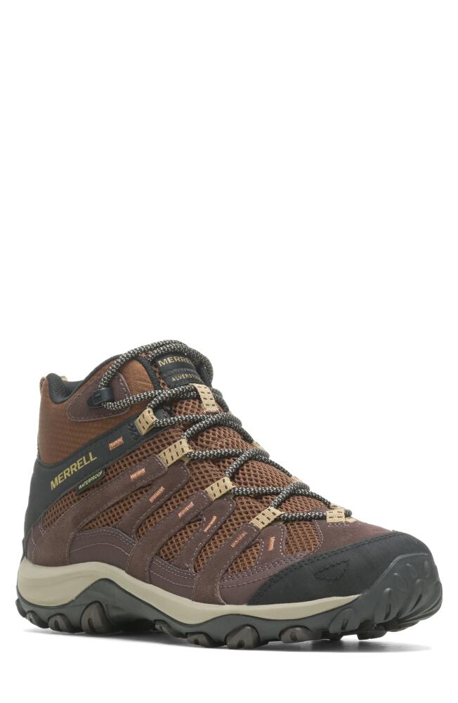 Merrell Alverstone 2 Mid Waterproof Hiking Boot in Earth/Espresso Cover