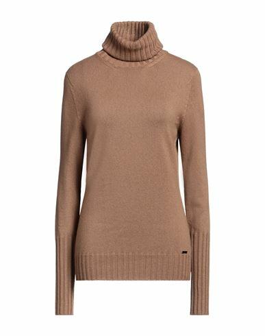 Kiton Woman Turtleneck Camel Cashmere Cover