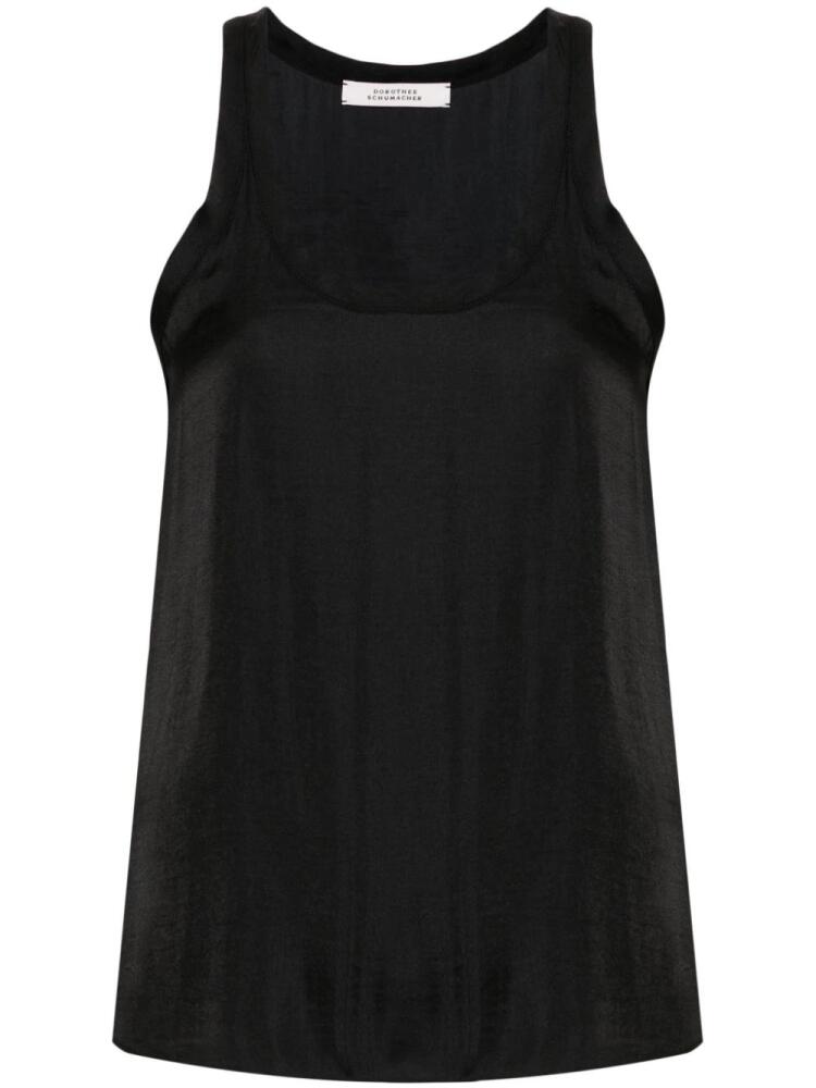 Dorothee Schumacher textured tank top - Black Cover