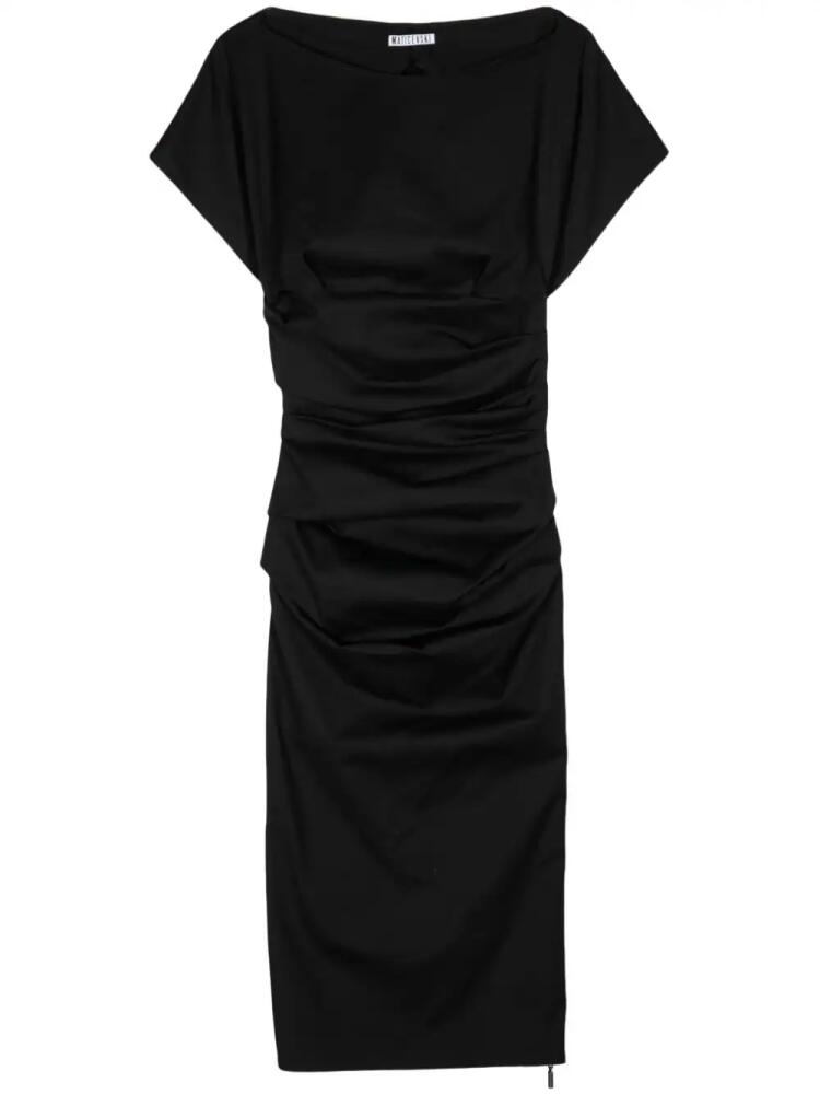 Maticevski Yuzu ruched midi dress - Black Cover