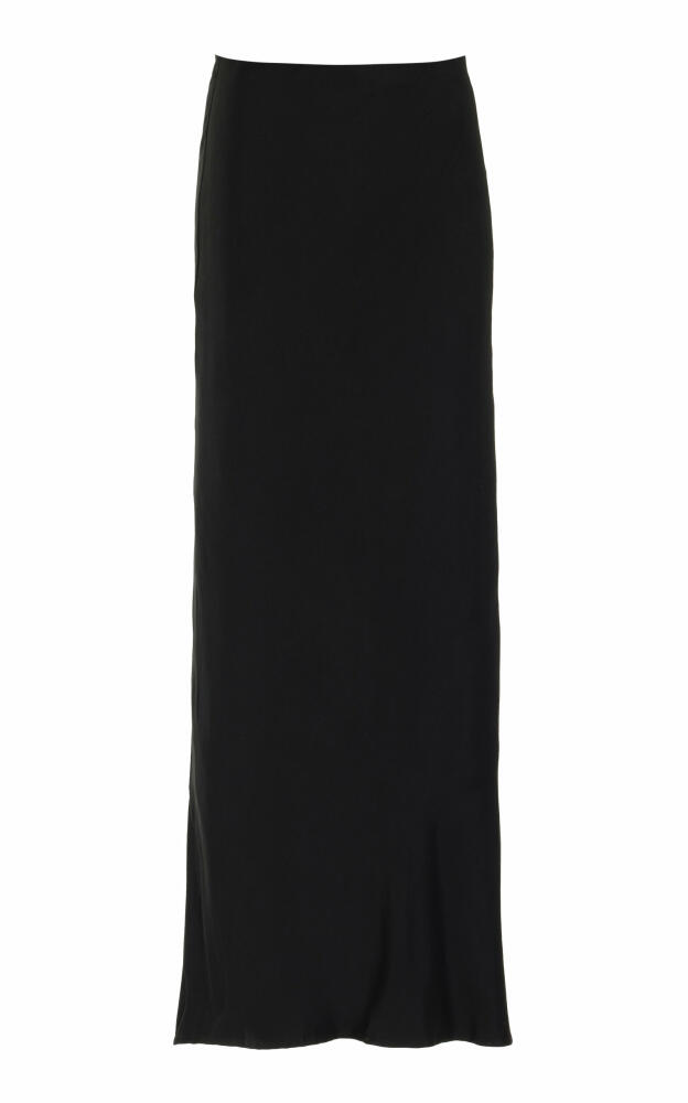 Anemos - Bias-Cut Cupro Jersey Maxi Skirt - Black Cover