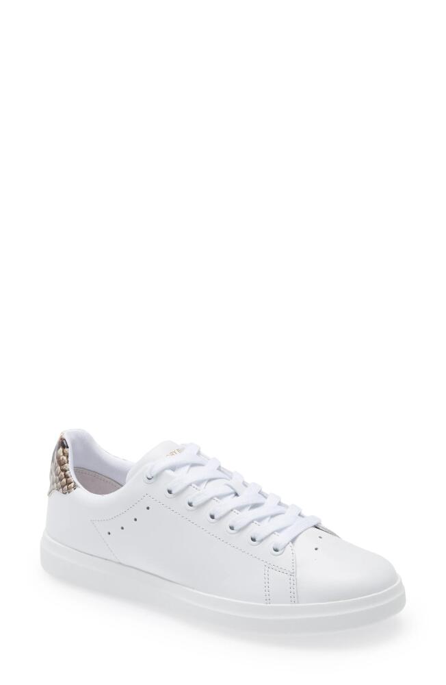 Tory Burch Howell Court Sneaker in Titanium White/Warm Roccia Cover