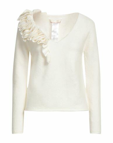 Liviana Conti Woman Sweater Ivory Virgin Wool, Polyamide, Cashmere, Elastane Cover