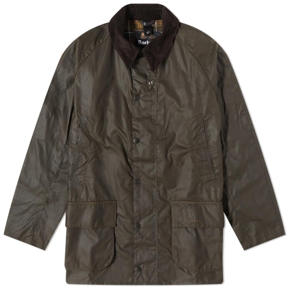 Barbour Men's Bristol Wax Jacket in Olive Cover