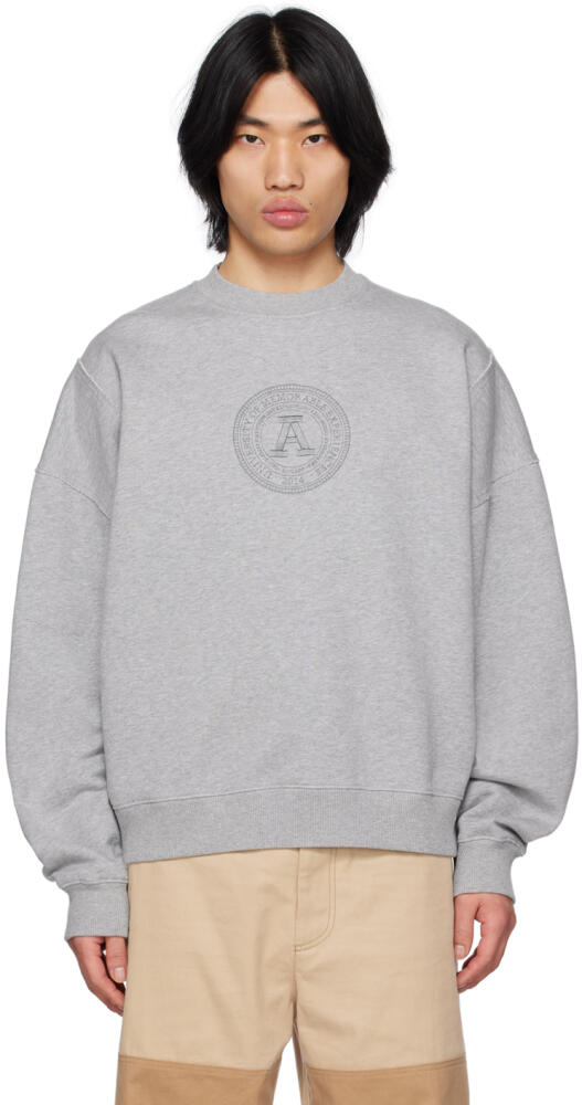 Axel Arigato Gray Arigato Crest Sweatshirt Cover