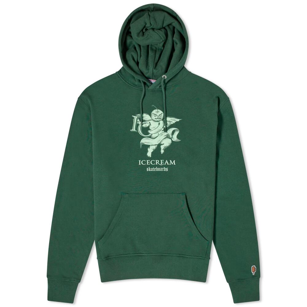 ICECREAM Men's Cherub Popover Hoodie in Green Cover