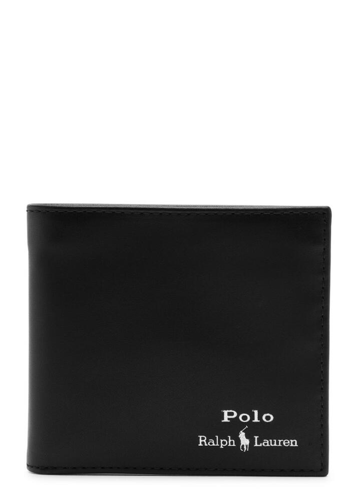 Polo Ralph Lauren Logo-print Leather Wallet - Black Cover