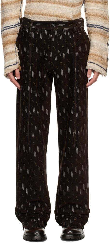 Kiko Kostadinov Brown Jacklight Trousers Cover