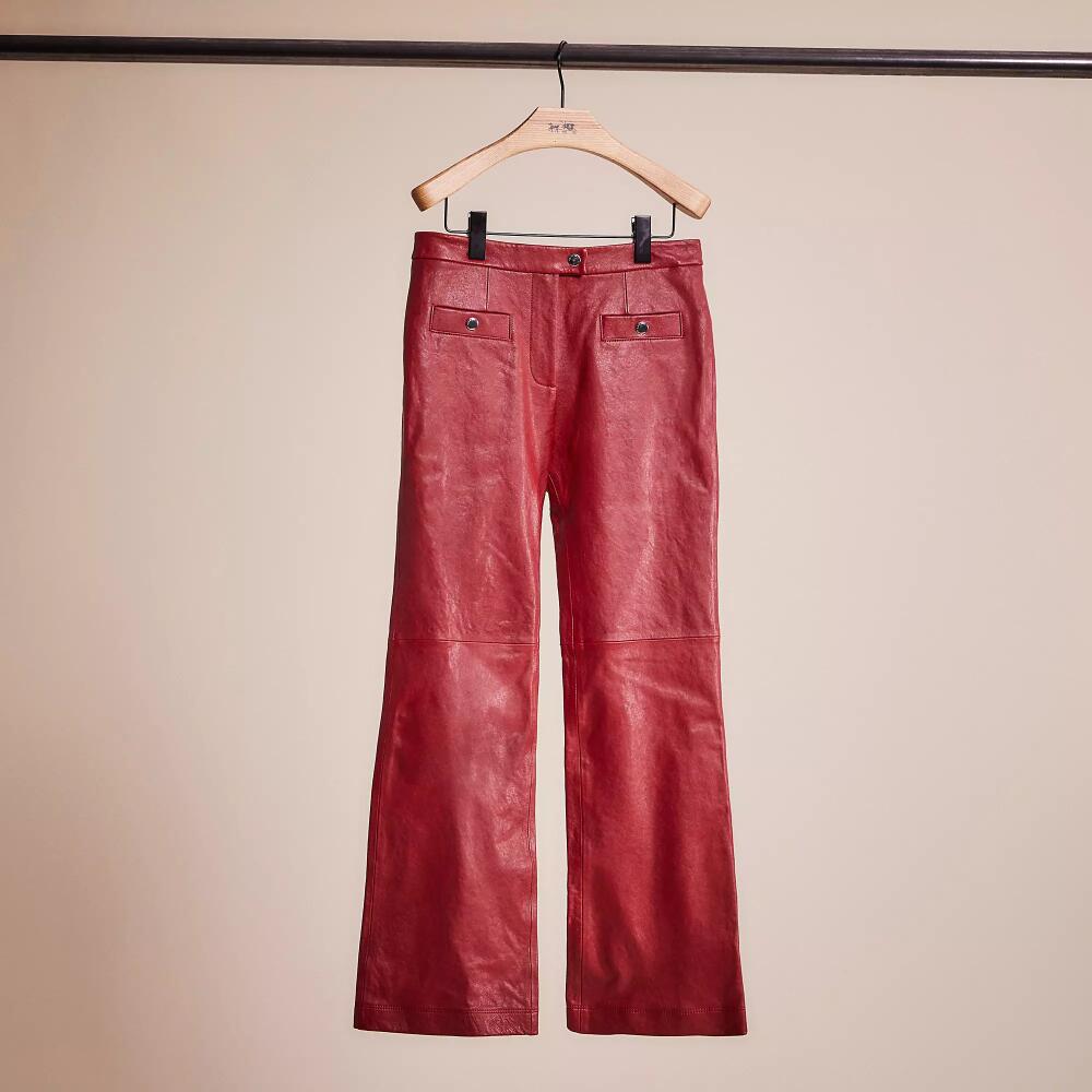 Coach Restored Leather Pant Cover