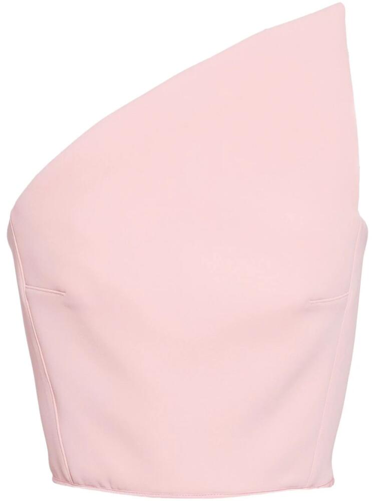 Maticevski asymmetric strapless top - Pink Cover