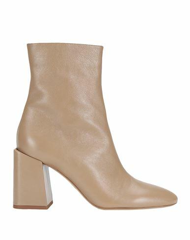 Furla Furla Block Ankle Boot T.80 Woman Ankle boots Sand Soft Leather Cover