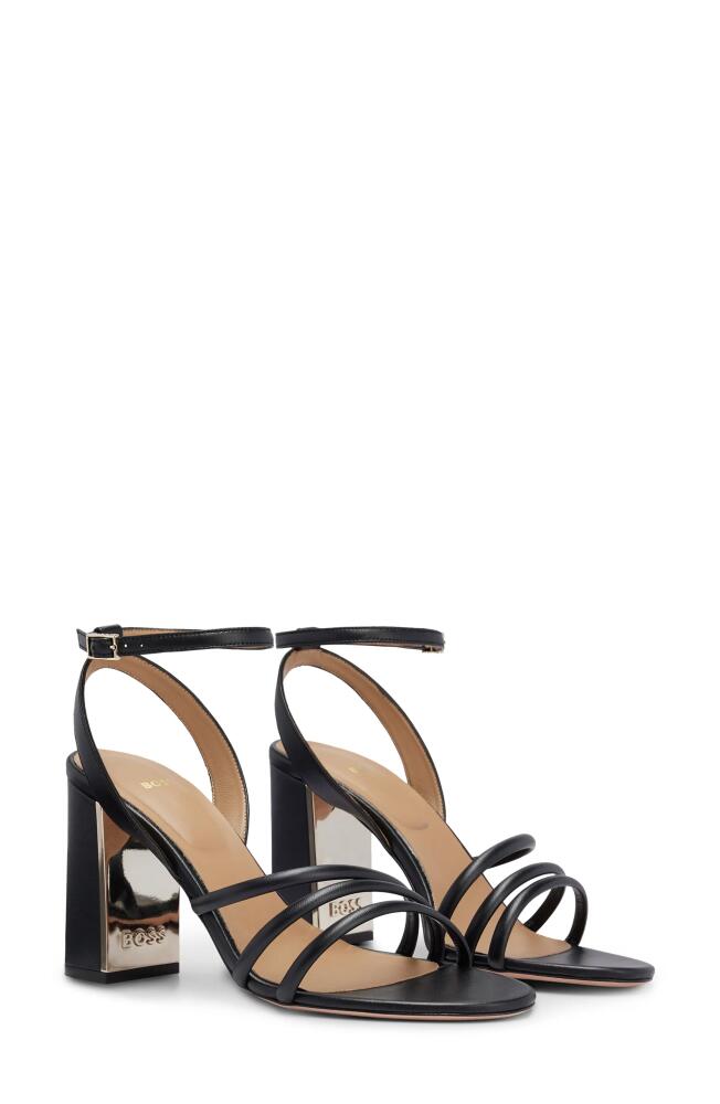 BOSS Mandy Ankle Strap Sandal in Black Cover