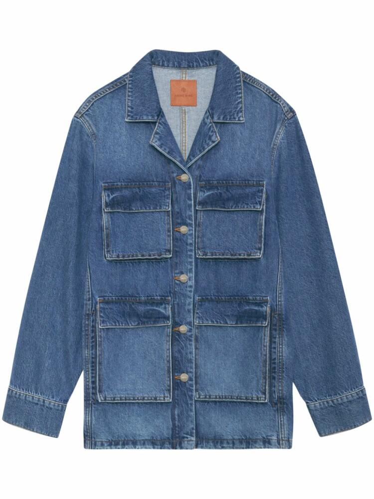 ANINE BING Alden denim jacket - Blue Cover