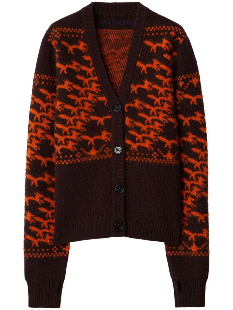 Burberry fox wool cardigan - Brown Cover