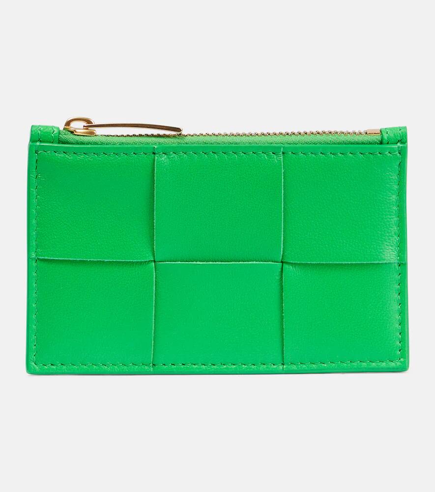 Bottega Veneta Intreccio leather card holder Cover