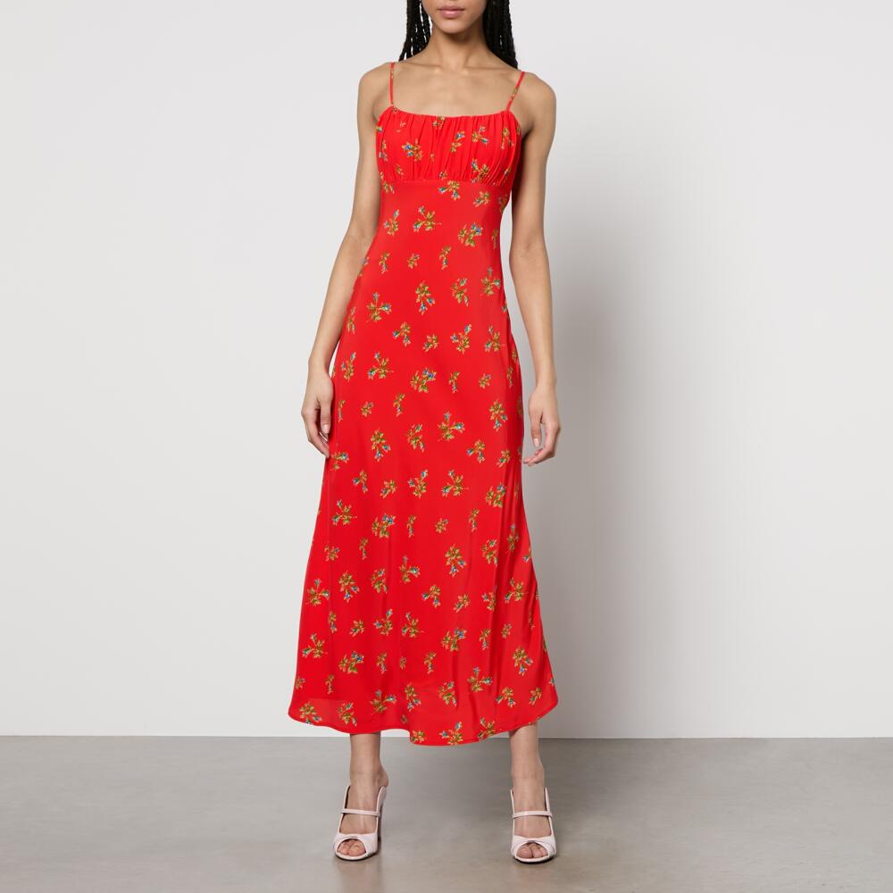 Kitri Velma Floral-Print Lenzing™ EcoVero™ Viscose-Blend Midi Dress Cover