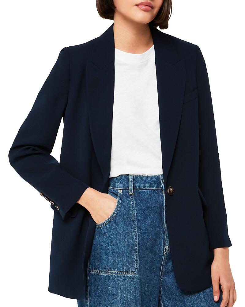 Whistles Crepe Boyfriend Blazer Cover