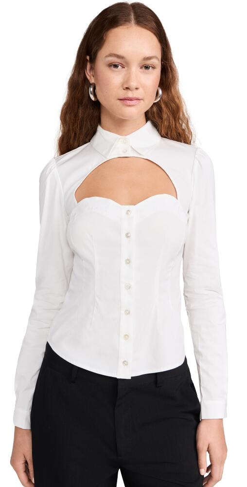 Fleur du Mal Bella Shirt Ivory Cover