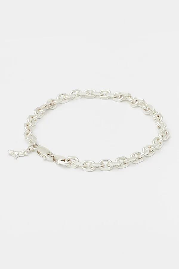 Deux Lions Jewelry Diamond Cut Chain Bracelet in Silver in Silver Cover