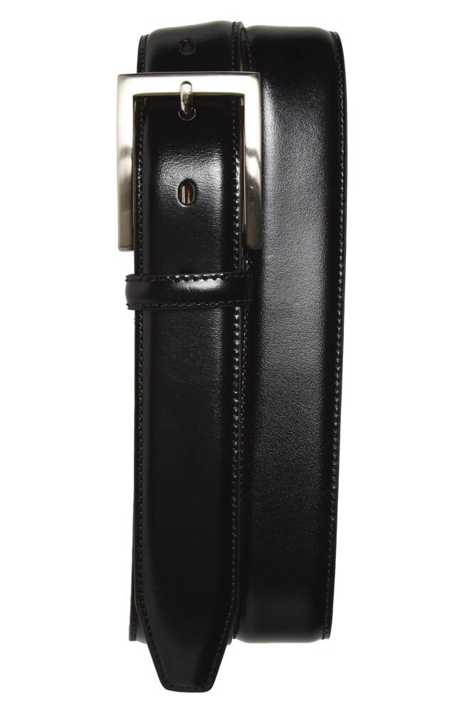 Johnston & Murphy Calfskin Belt in Black Cover