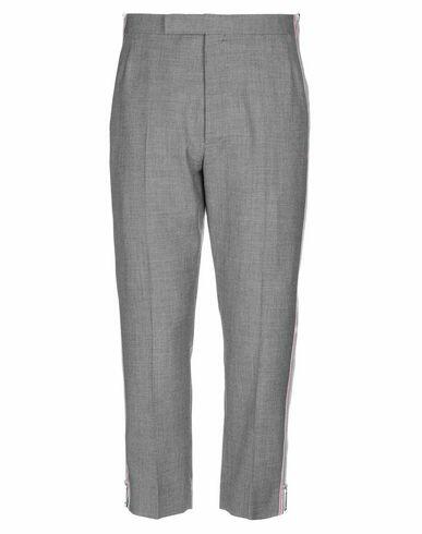 Thom Browne Man Pants Grey Wool Cover