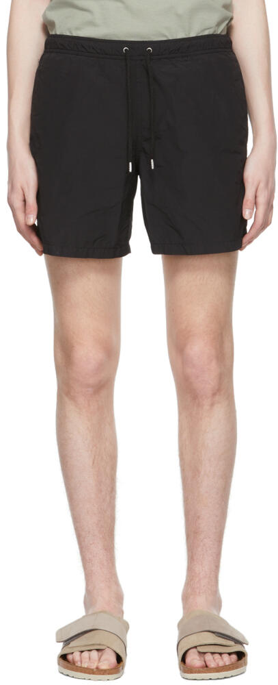 ASPESI Black Polyester Swim Shorts Cover