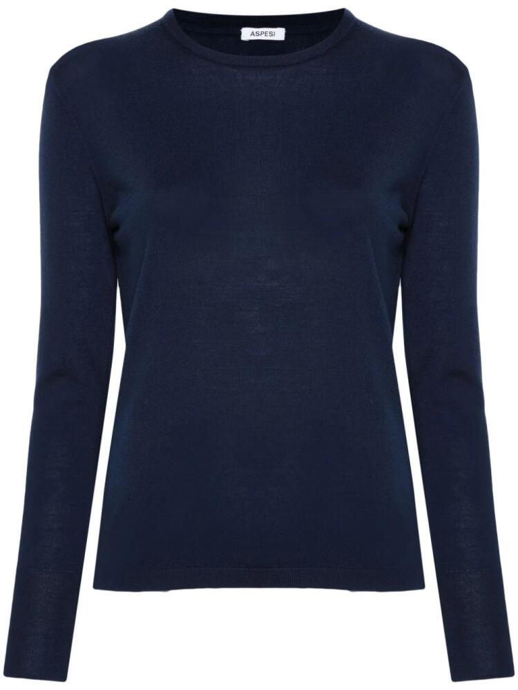 ASPESI wool sweater - Blue Cover