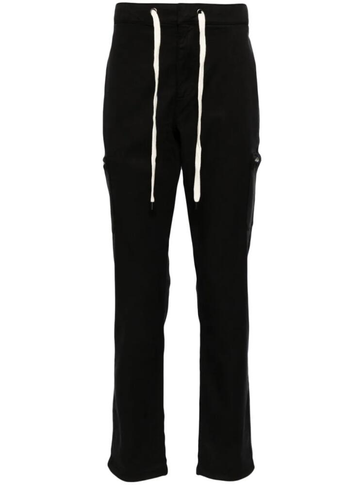 PAIGE drawstring-waist lyocell trousers - Black Cover