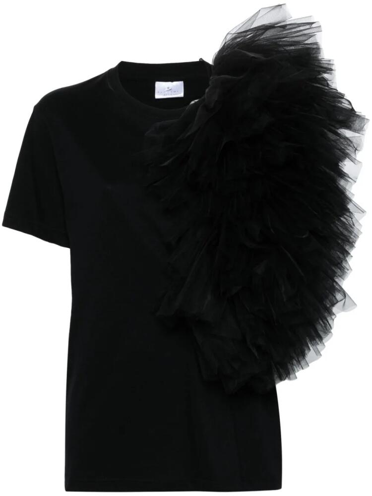 Alchemy x Lia Aram ruffled T-shirt - Black Cover