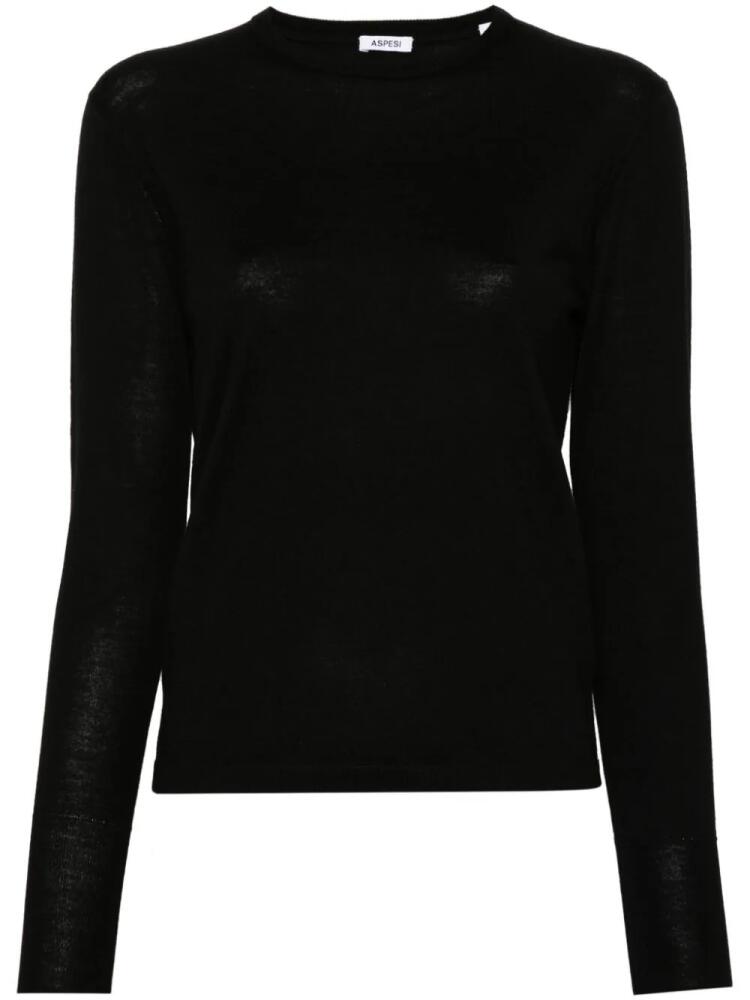 ASPESI wool sweater - Black Cover