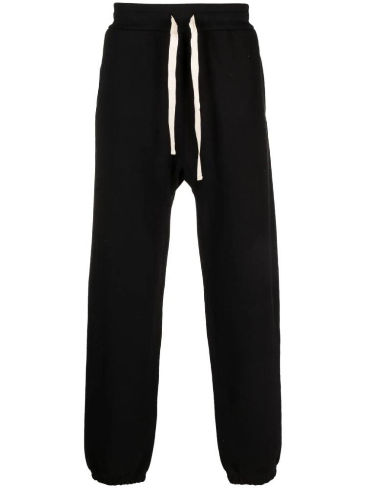 Jil Sander drawstring-waist jersey track pant - Black Cover