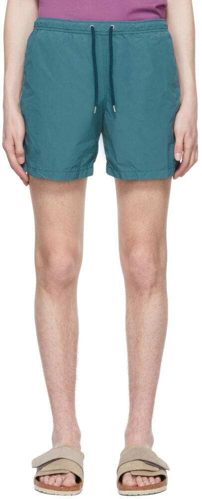 ASPESI Blue Polyester Swim Shorts Cover