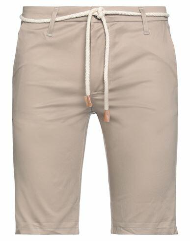 Imperial Man Shorts & Bermuda Shorts Sand Cotton, Elastane Cover