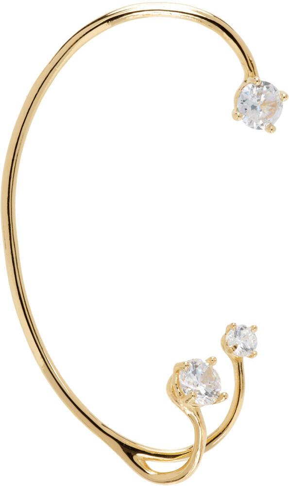 Panconesi Gold Three Point Single Ear Cuff Cover