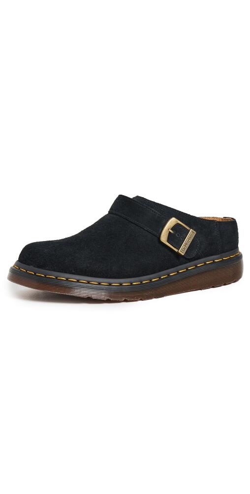 Dr. Martens Isham Suede Mules Black Cover