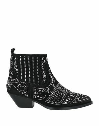 Bibi Lou Woman Ankle boots Black Leather Cover