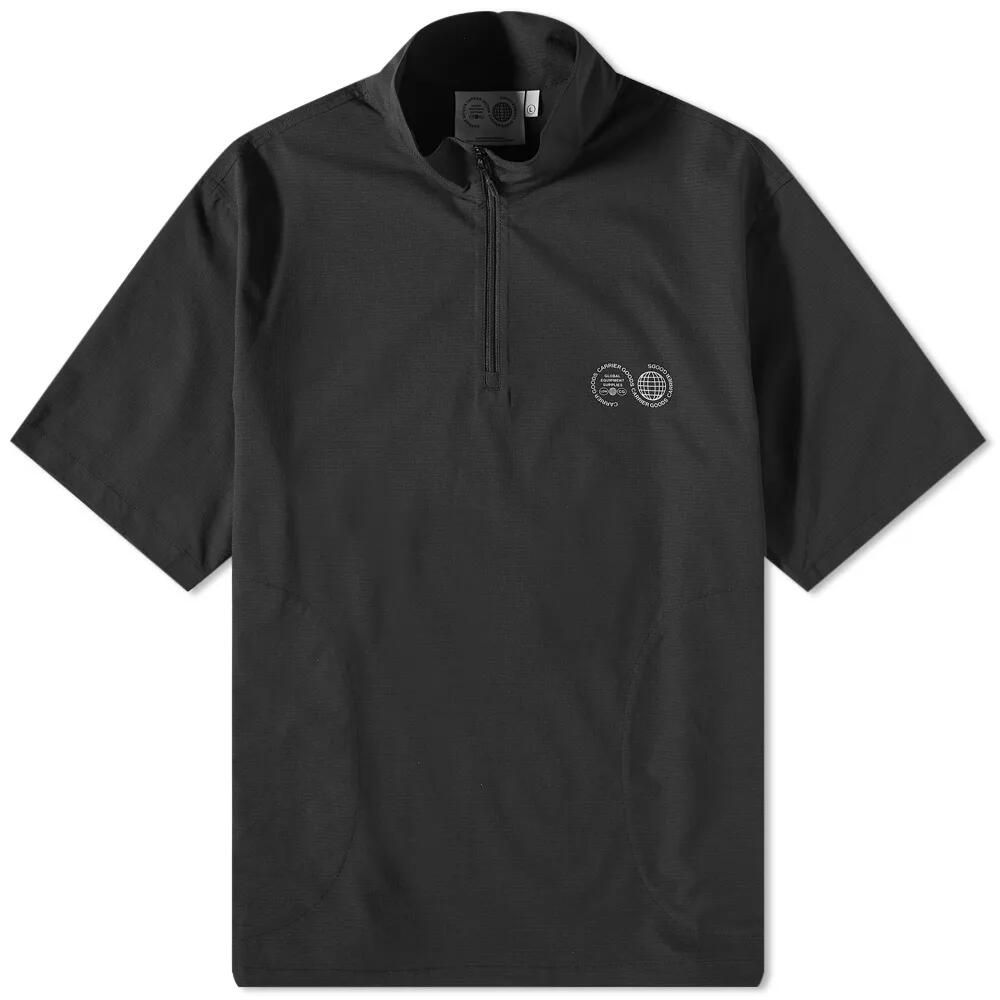 Purple Mountain Observatory Men's Lightweight Zipped Shirt in Black Cover