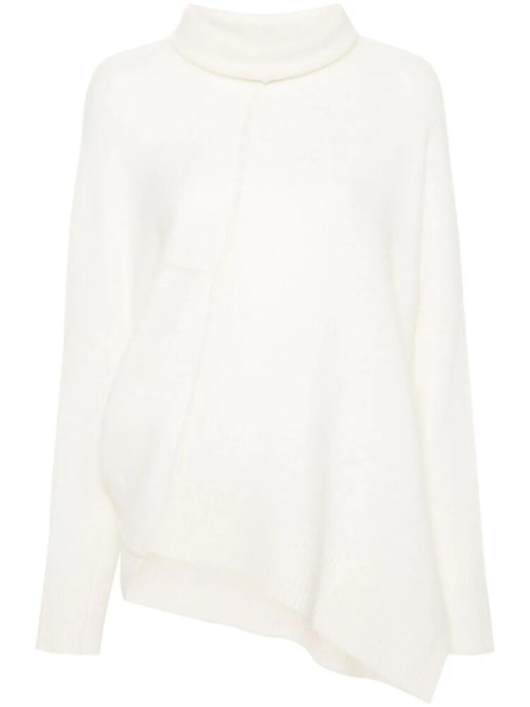 AllSaints Lock roll-neck jumper - White Cover