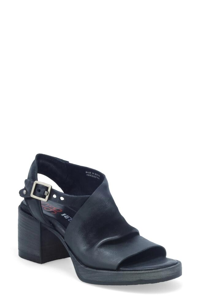 A. S.98 Aston Ankle Strap Sandal in Black Cover