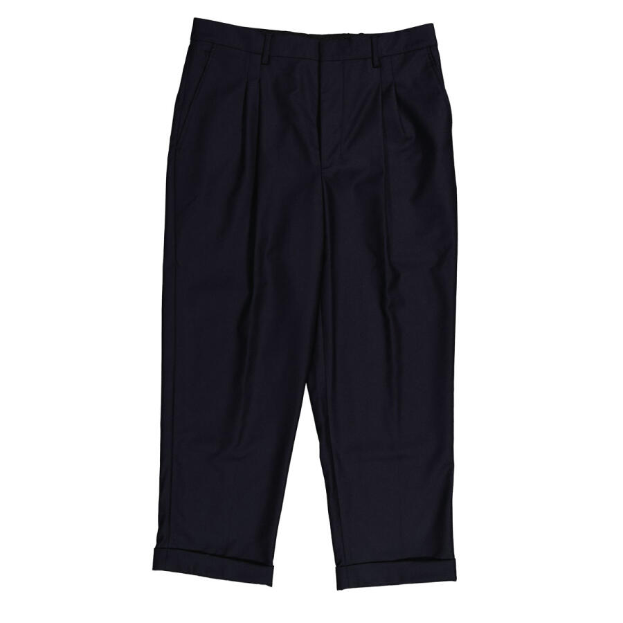 Ami Paris Mens Bleu Nuit Carrot Fit Trousers Cover