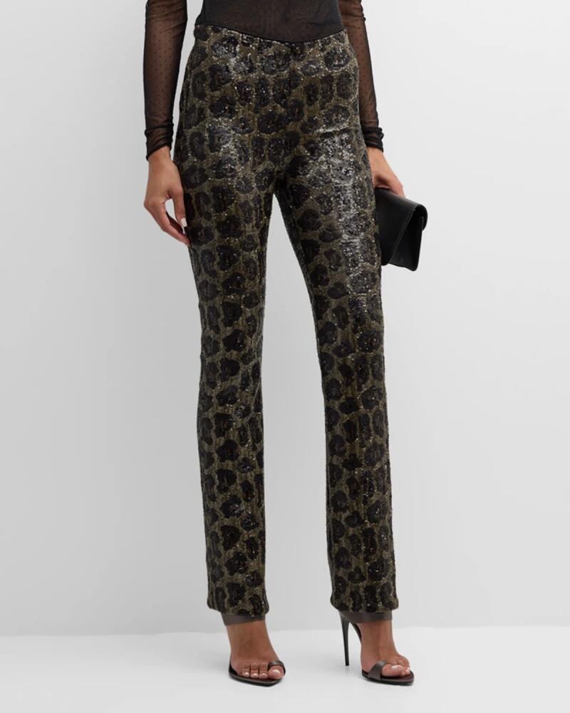 Le Superbe Keith Cheetah Sequin Pants Cover