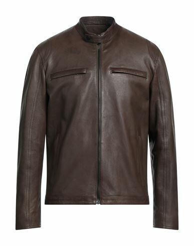 Masterpelle Man Jacket Dark brown Soft Leather Cover