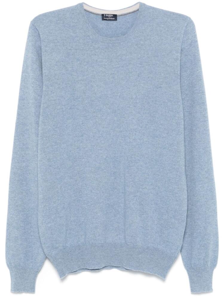 Barba cashmere jumper - Blue Cover