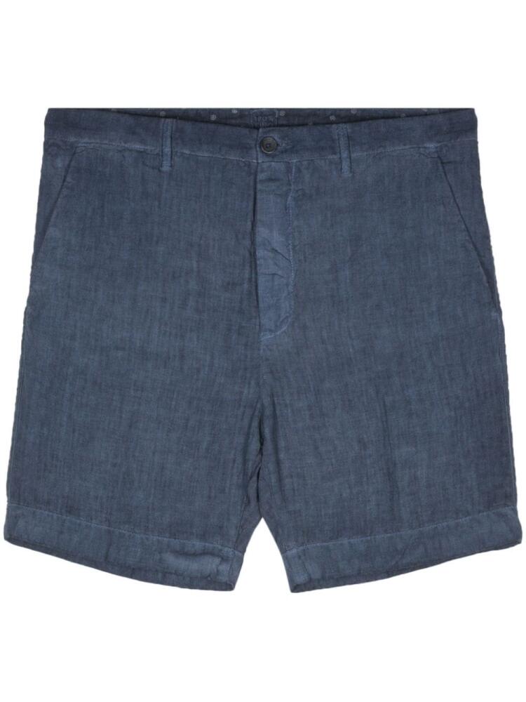 120% Lino linen chino shorts - Blue Cover