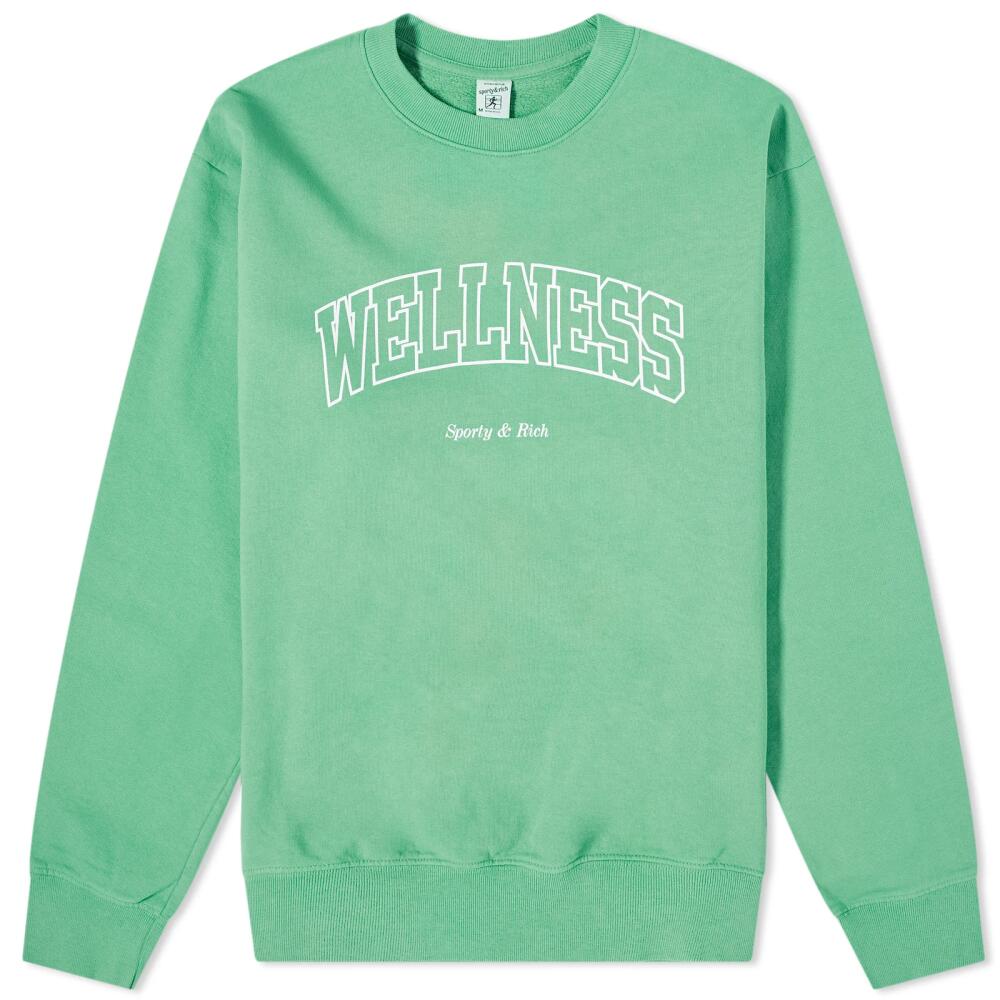 Sporty & Rich Wellness Ivy Crew Sweat in Verde Cover