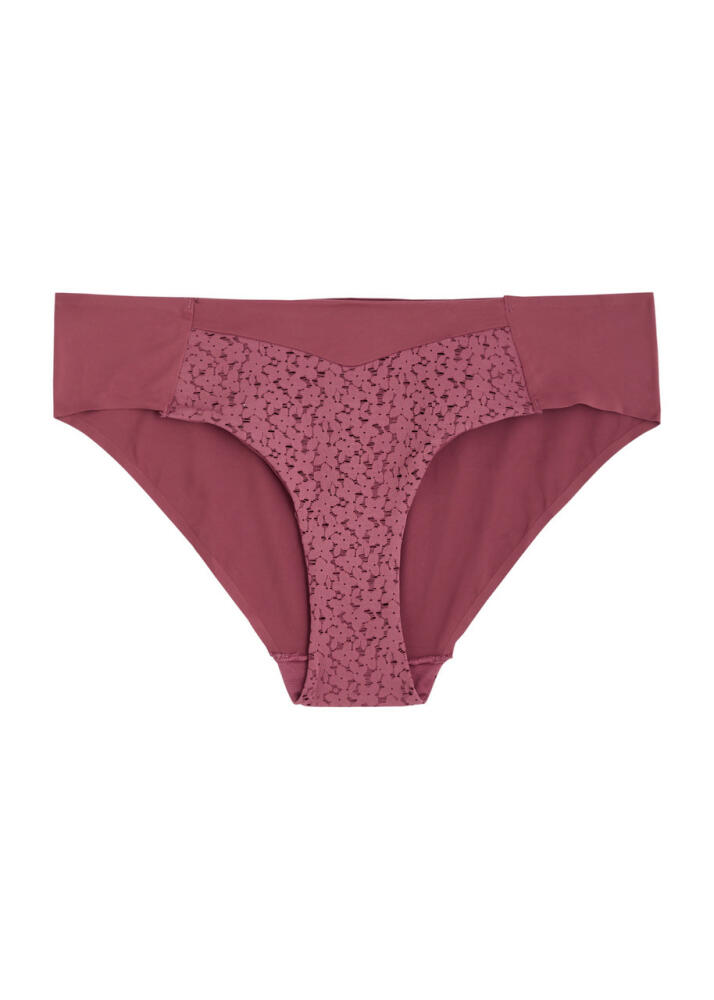 Chantelle Norah Panelled Stretch-jersey Briefs - Dark Red Cover