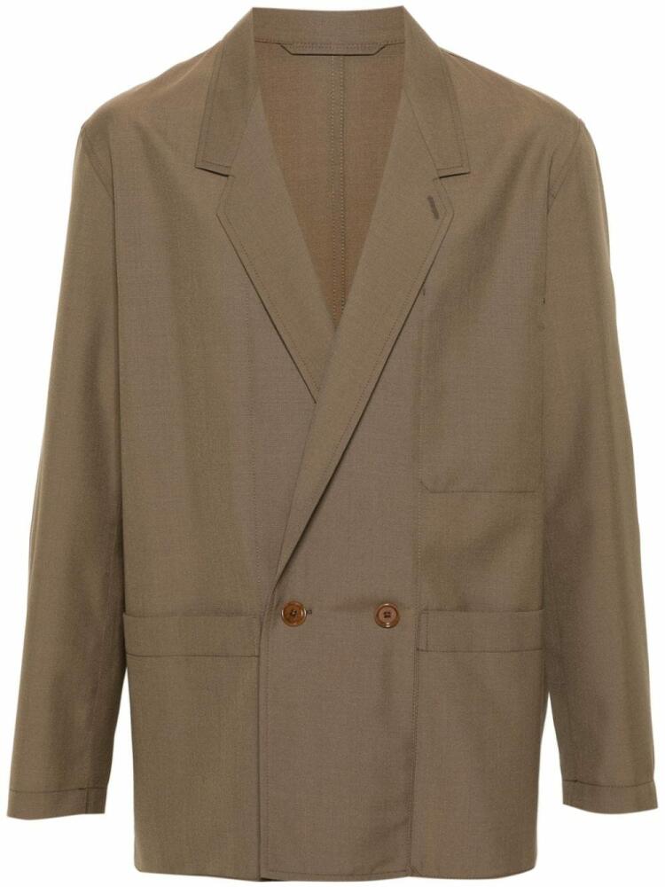 LEMAIRE double-breasted blazer - Brown Cover