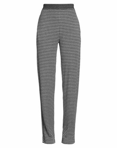 Emporio Armani Woman Pants Grey Viscose, Polyamide, Polyester, Elastane, Virgin Wool Cover